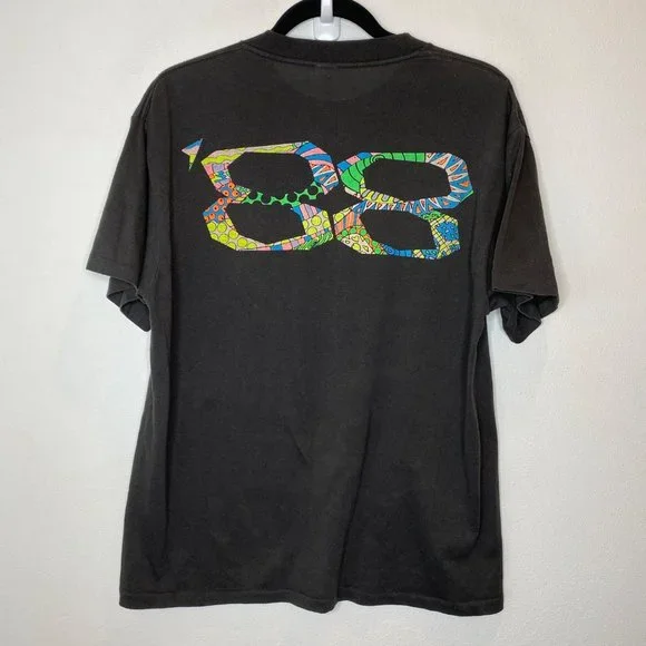 Vintage 1988 Prince Lovesexy Tour T-Shirt Large Faded Black Single Stitch Gurney - Picture 4 of 8